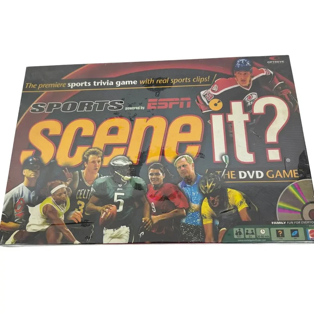 Scene It? Sports Powered by ESPN The DVD Game Sports Trivia Brand New‎ Sealed